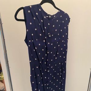 50’s-60’s vintage blue polka dot dress!